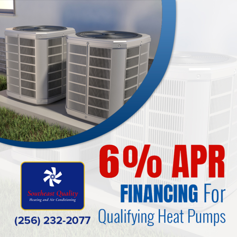 6% APR Financing for Qualifying Heat Pumps