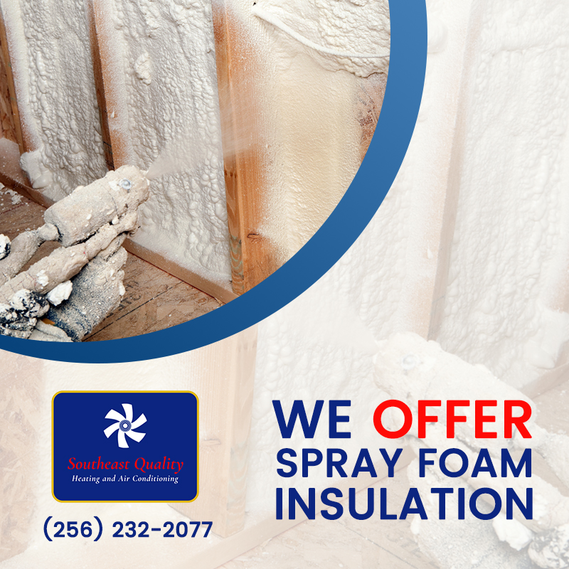 We Offer Spray Foam Insulation!We Offer Spray Foam Insulation!